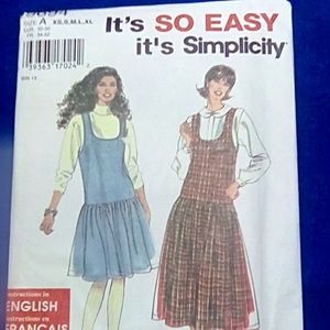 Vintage Simplicity Misses Jumper XS-S-M-L-XL